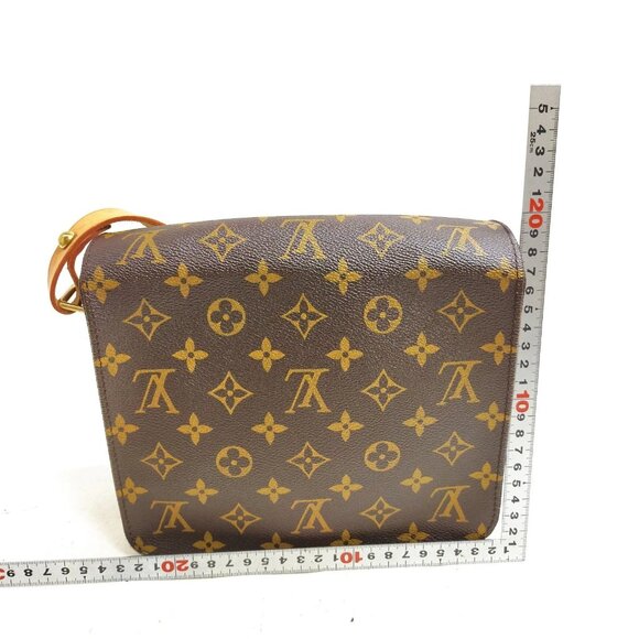 Authentic Louis Vuitton Cartouchiere MM Monogram Shoulder Bag LCMON259-112025 - Picture 2 of 9